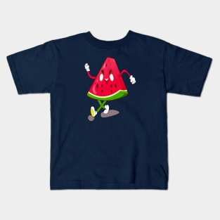 Cute Happy Watermelon Kids T-Shirt